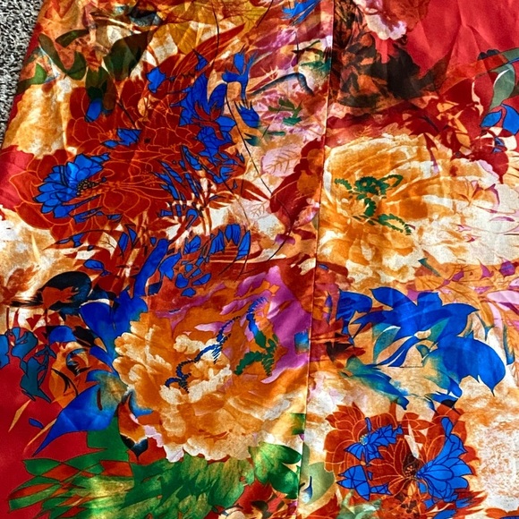 Natori Multicolor Floral Kimono/Mumu/Kaftan/House Dress - Picture 9 of 10